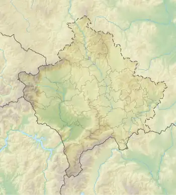 Shtime is located in Kosovo