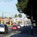 East Hastings Street, Vancouver. Looking east from Victoria Drive.