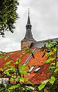 View of the tower from Het Hooge Huis.