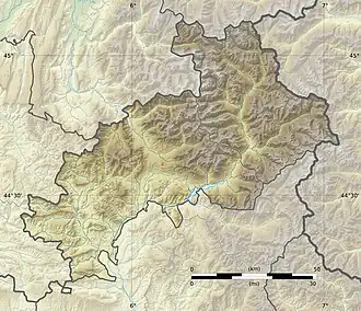 Lac des Cordes is located in Hautes-Alpes