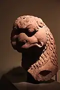 Head and chest of a lion; circa 5th century; sandstone; height: 61&nbsp;cm, width: 35.6&nbsp;cm; Museum of Fine Arts (Boston, US)