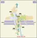 Meijō Line platform layout