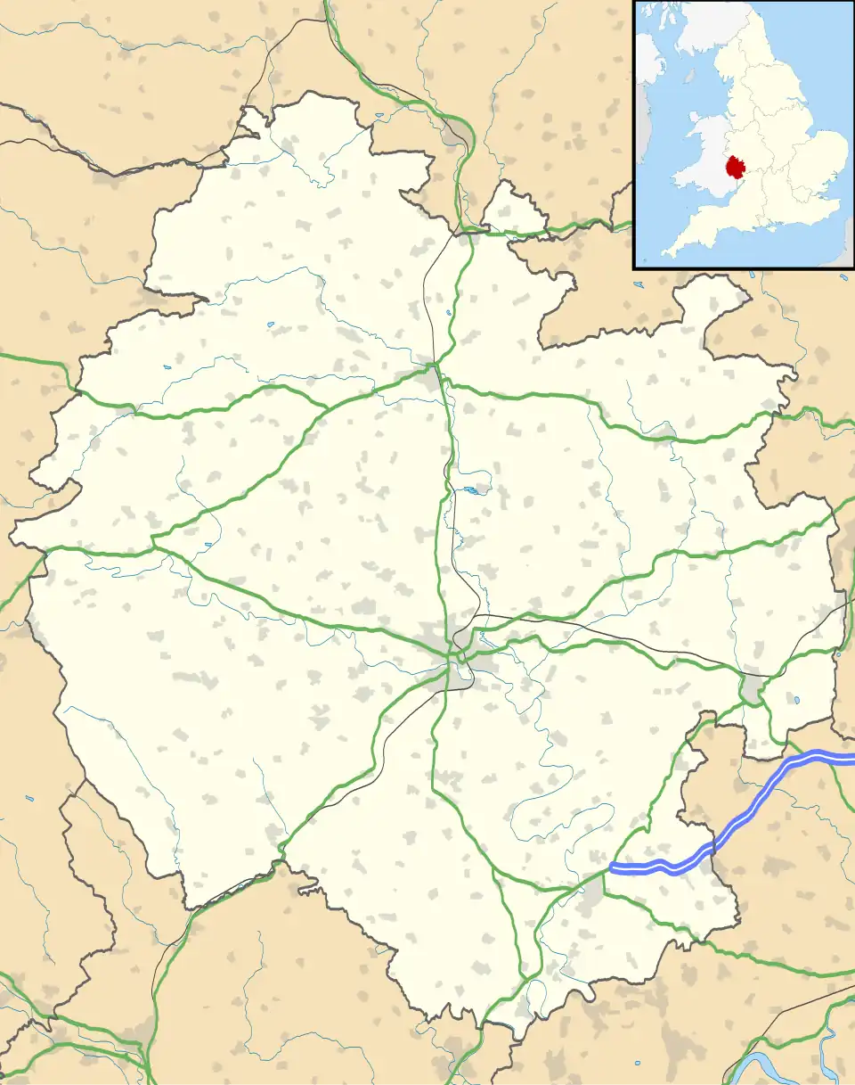 Bringsty Common as seen on Herefordshire map