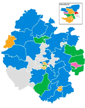2023 results map