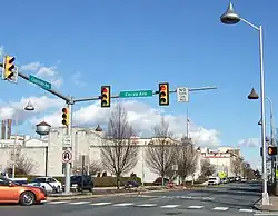 Hershey Kiss–shaped street lamps in downtown Hershey