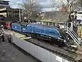 Sir Nigel Gresley takes a railtour across the High Street