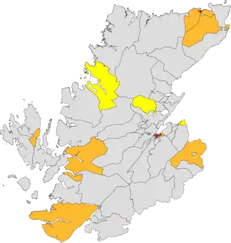 2003 results map