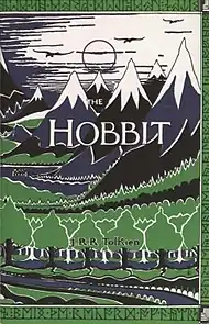 Cover has stylized drawings of mountain peaks with snow on the tops and trees at the bottom.