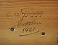 Carl Olof Trygg signature