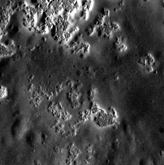 The surface of Mercury