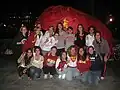 The Helenes created a Homecoming float in 2007.