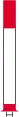 Temporary traffic cylinder