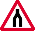 Dual carriageway ends ahead