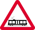 Light rail vehicles or trams ahead