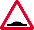 Road hump ahead