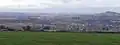 Honley viewed from Oldfield Road. Castle Hill is seen top right with Huddersfield in the distance. Central to the picture is Berry Brow & Newsome