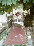 The grave of Hanna Honthy at the Farkasréti Cemetery in Budapest