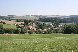 View from the northeast