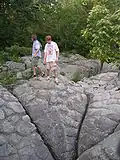 One of many unusual rock formations at Horse Pens 40