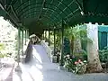 Walkway to the hotel entrance