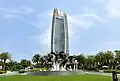 View of the resort tower