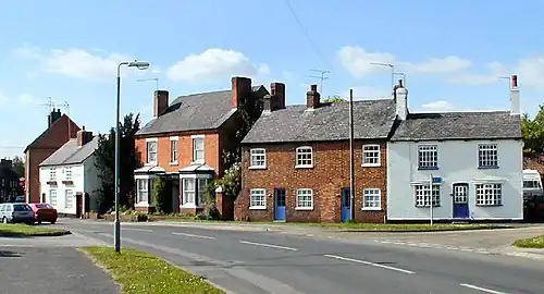 At the corner of Main Street and Hungary Lane.