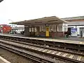 The waiting room on the West Kirby-bound platform.