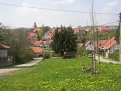 View from the east