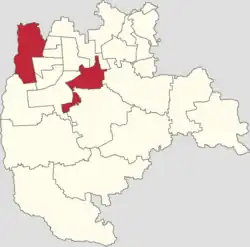 Location within Daxing District