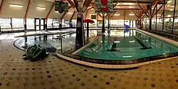 Empty children's swimming pool