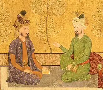 Babur and his heir Humayun