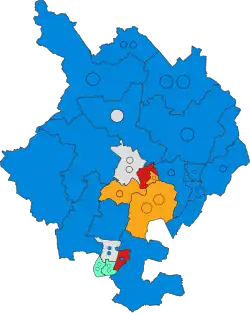 2018 results map