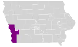 Map of the district