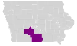 Map of the district
