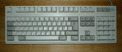 IBM Model M2, Part no. 1395713, manufactured 1992