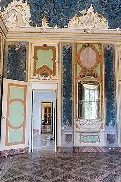 Blue room.