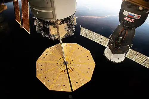 Cygnus berthed to the ISS