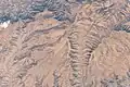 Meshaha Valley visible from above In all from-above pics, the elephant-trunk shaped formation is the Meshaha Valley