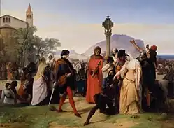 Sicilian Vespers scene 3 (1821–22)