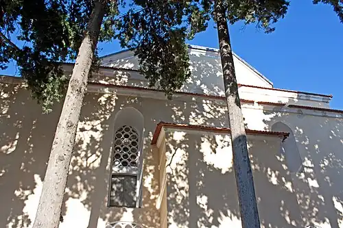 Walls of the mosque