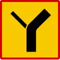 Course of the priority road