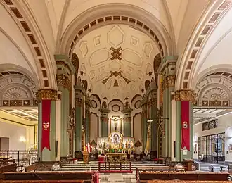 View of the main nave.