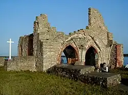 Image 9Church of Ikšķile, the first stone building in Latvia built by Saint Meinhard in 1185 (from History of Latvia)