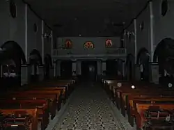 Interior and choir