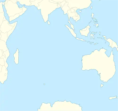 Location in the Indian Ocean