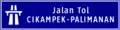 Toll road name begins