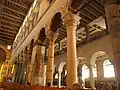 Capitals in nave