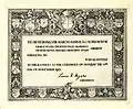 Invitation to the Lord Mayor of London's banquet, 1902.