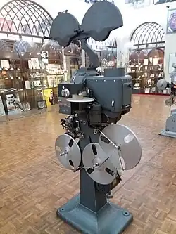 Antique cinematic equipments in Cinema Museum of Tehran