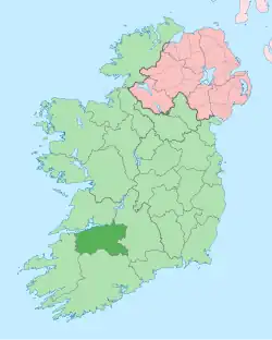 Location of County Limerick